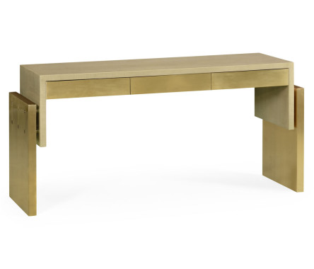 Contemporary console table with drawers
