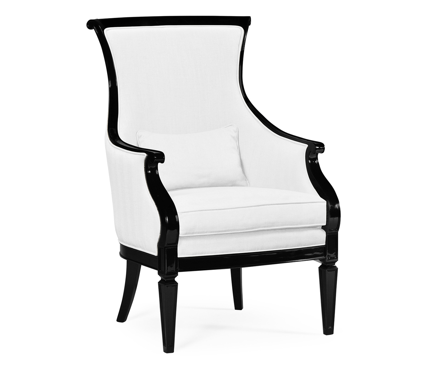 Upholstered occasional chair in COM