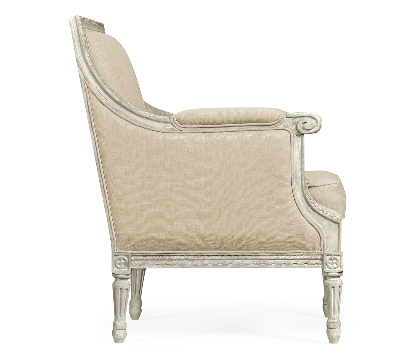 Natural Greige Occasional Chair
