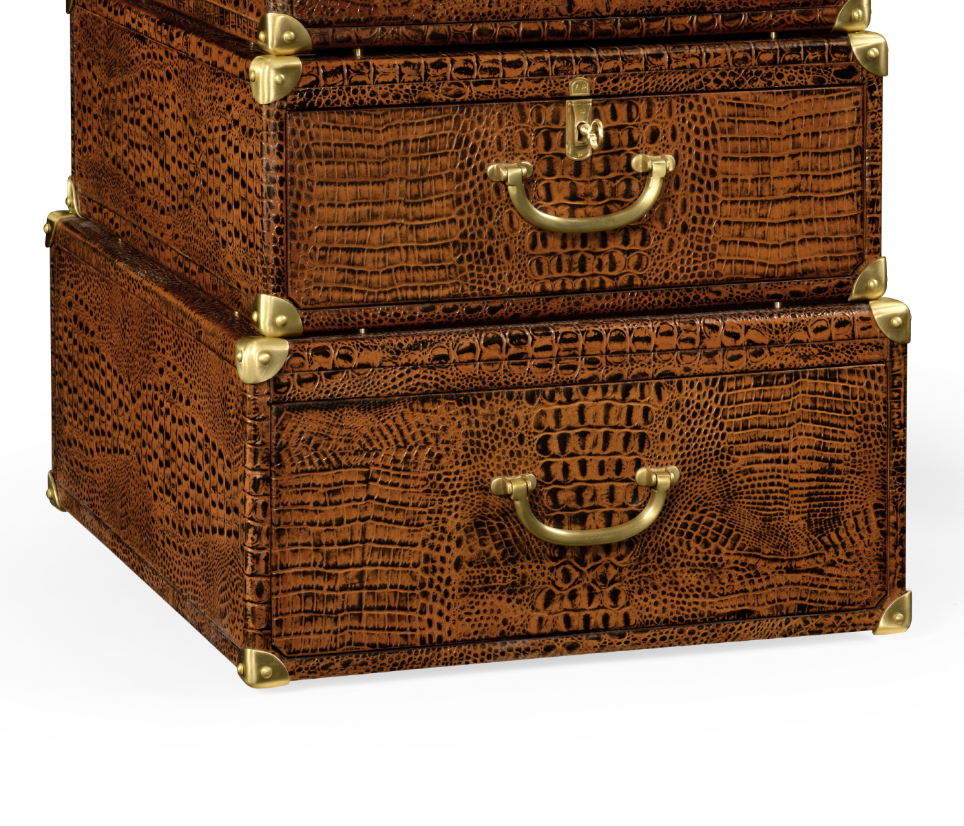 Choc faux Croc valise table