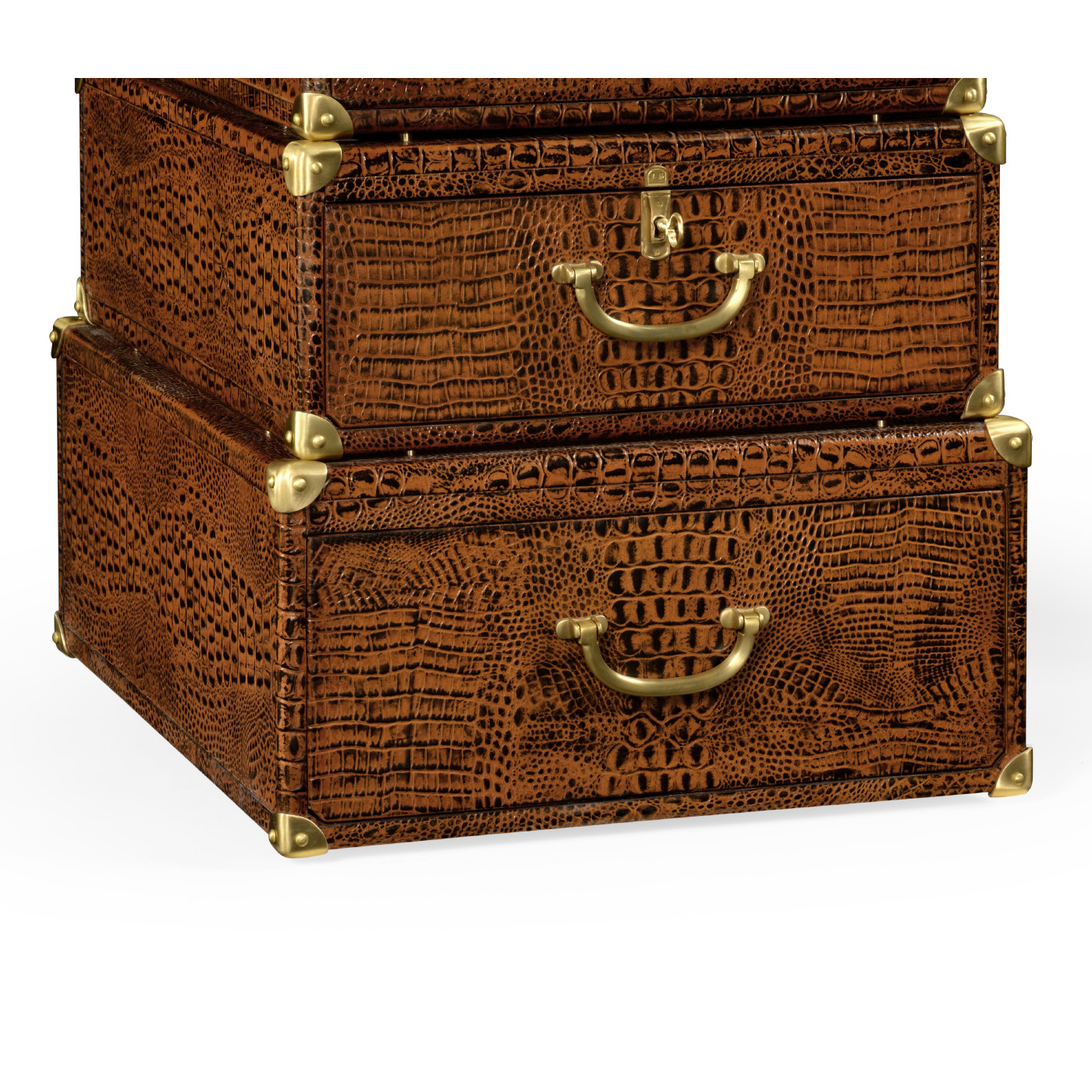 Choc faux Croc valise table