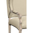Three-seater bench in Limed Acacia, upholstered in MAZO