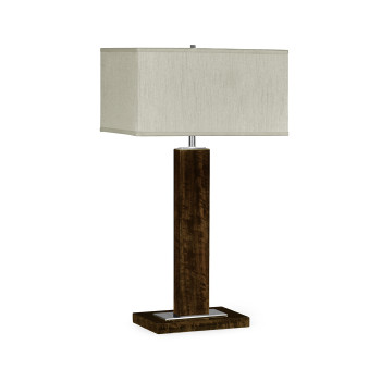Black Eucalyptus Rectangular Table Lamp