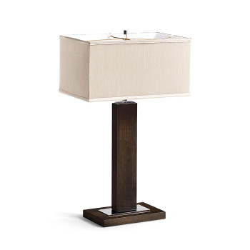 Black Eucalyptus Rectangular Table Lamp