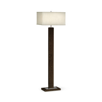 Black Eucalyptus Rectangular Floor Lamp