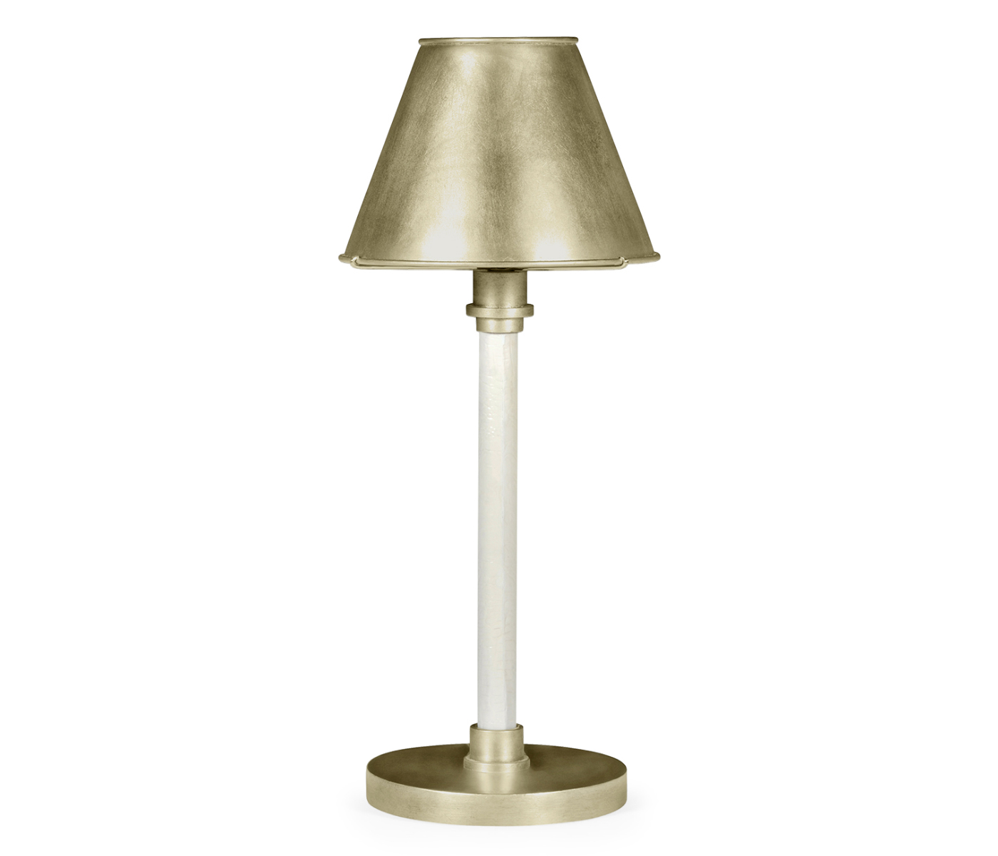 Great White faux Croc La Colonne table lamp