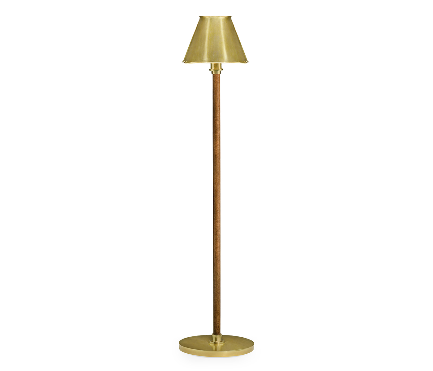Oak Burl Tall La Colonne floor lamp