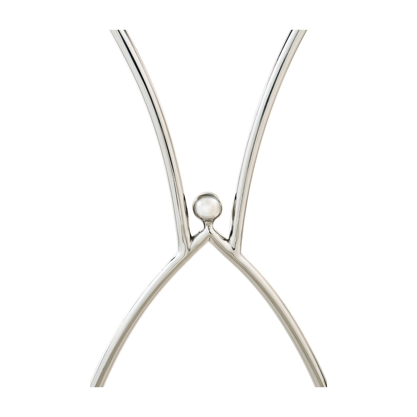 Feather Inlay Demilune Console Table