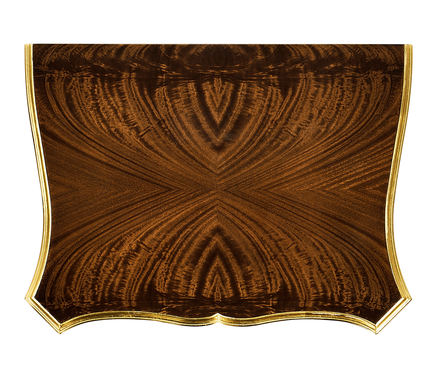 Mahogany & Gilded Nightstand