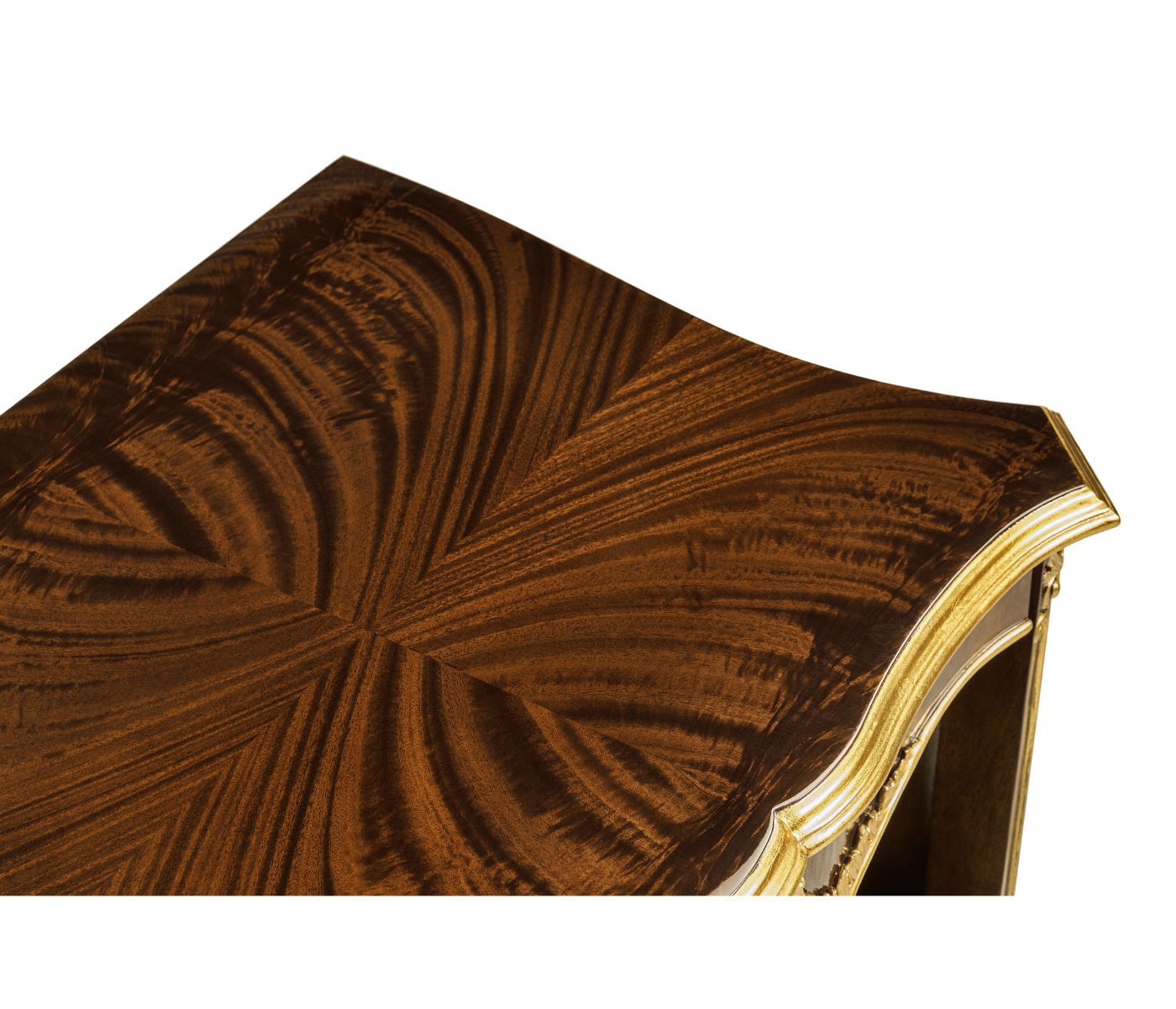 Mahogany & Gilded Nightstand
