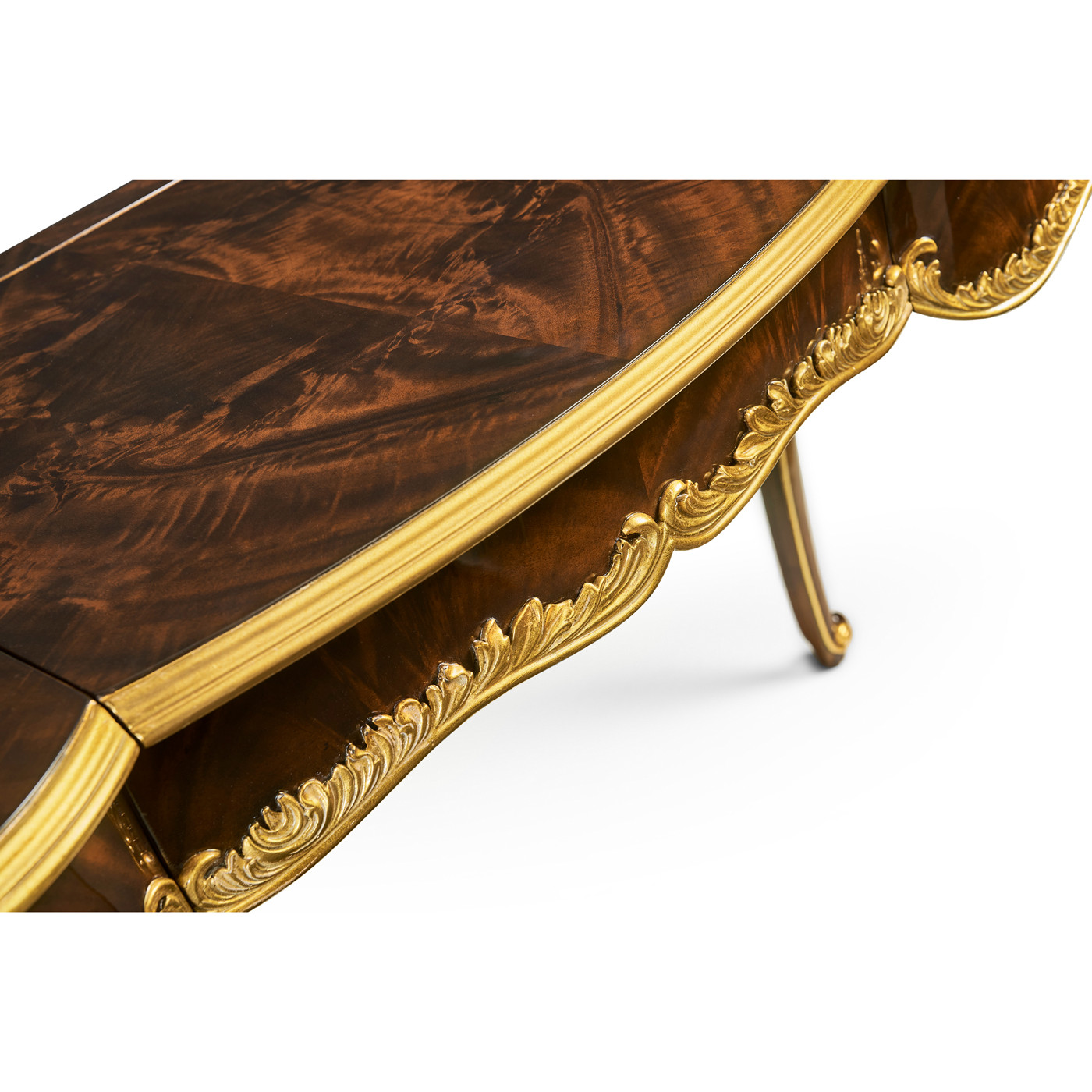 Dressing table with gilt carved detailling