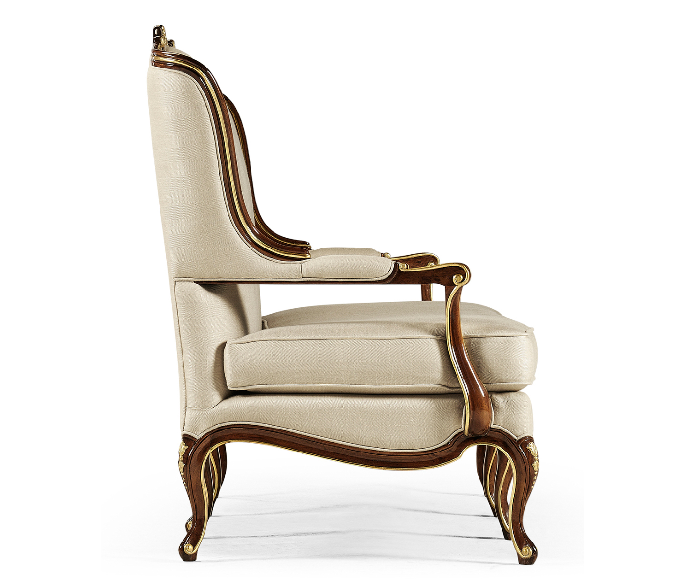Classical Bench with Gilt Carved Detailing