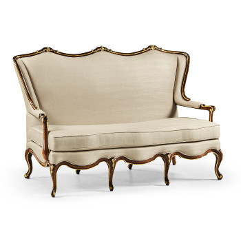Classical Bench with Gilt Carved Detailing