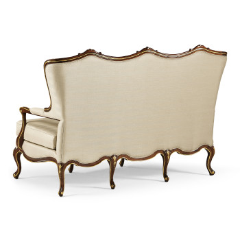 Classical Bench with Gilt Carved Detailing