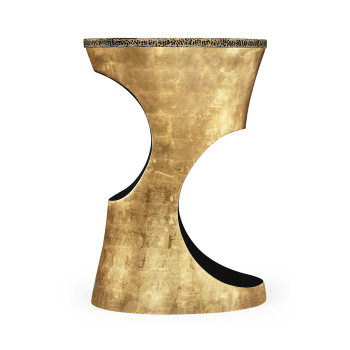 Emperor Gold Round Cut-Out Lamp Table