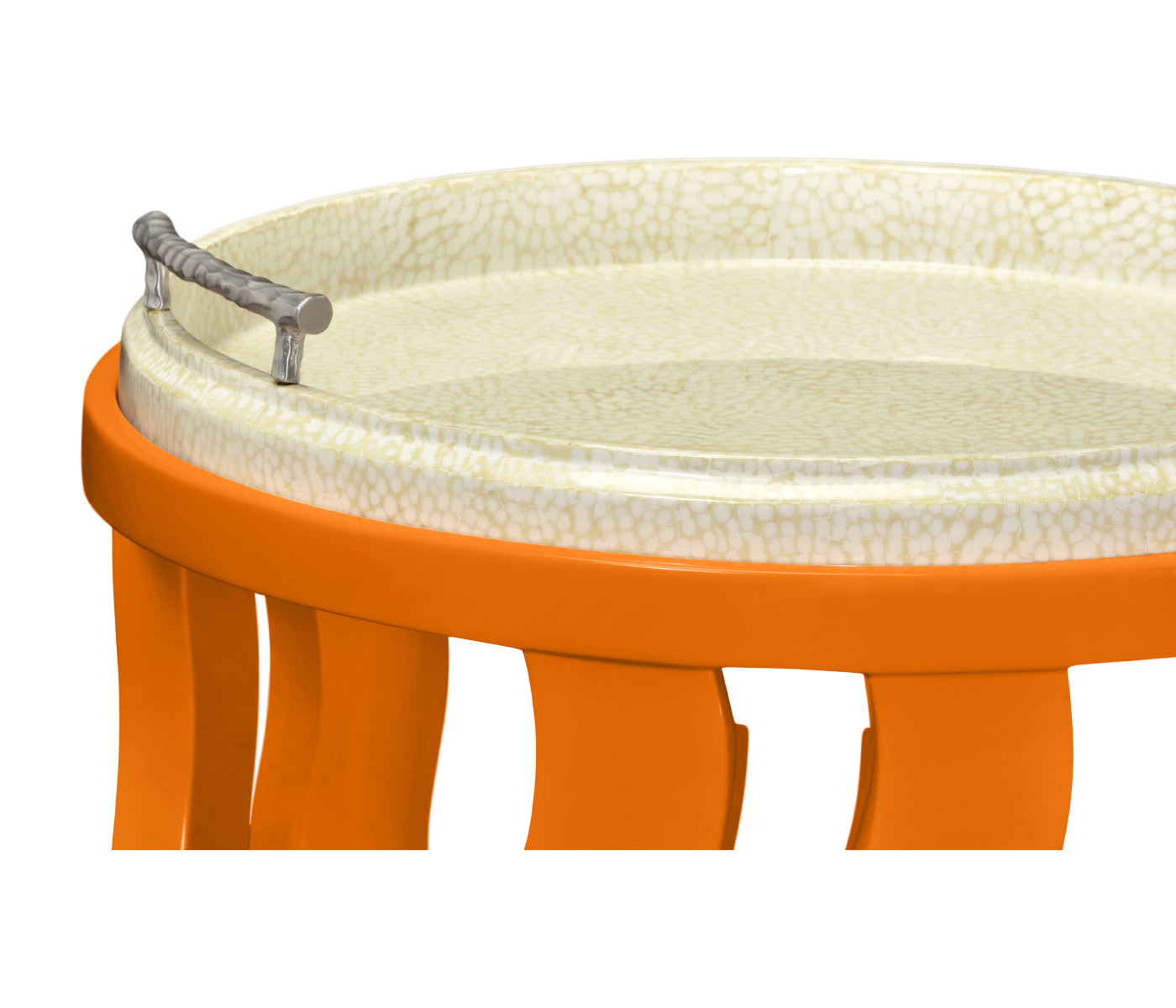 Persimmon Side Table with Reversible Top