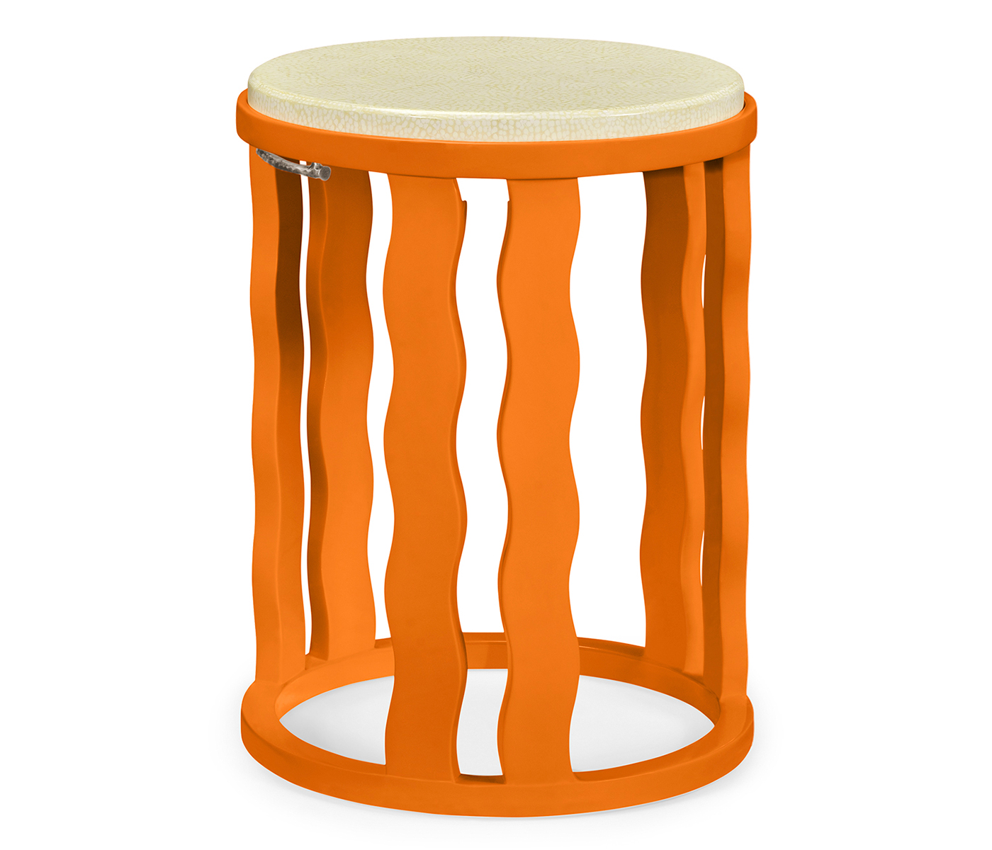 Persimmon Side Table with Reversible Top