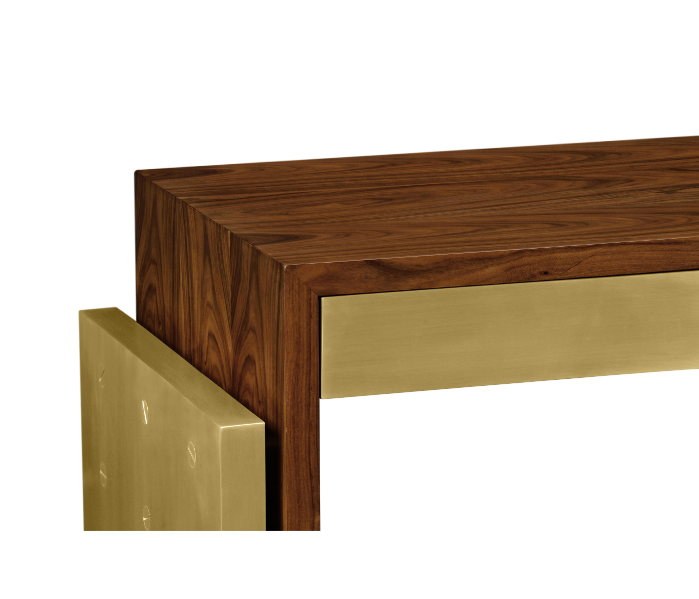 Contemporary console table with drawers