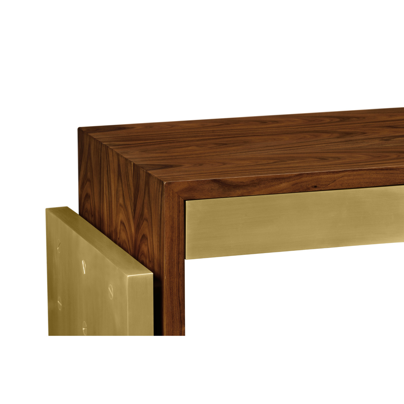 Contemporary console table with drawers