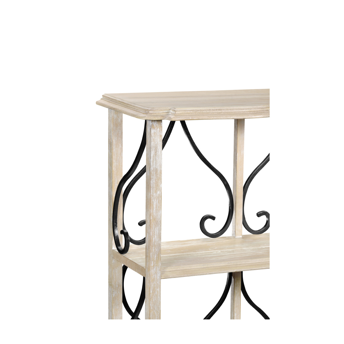 Four-Tier Étagère in Limed Acacia