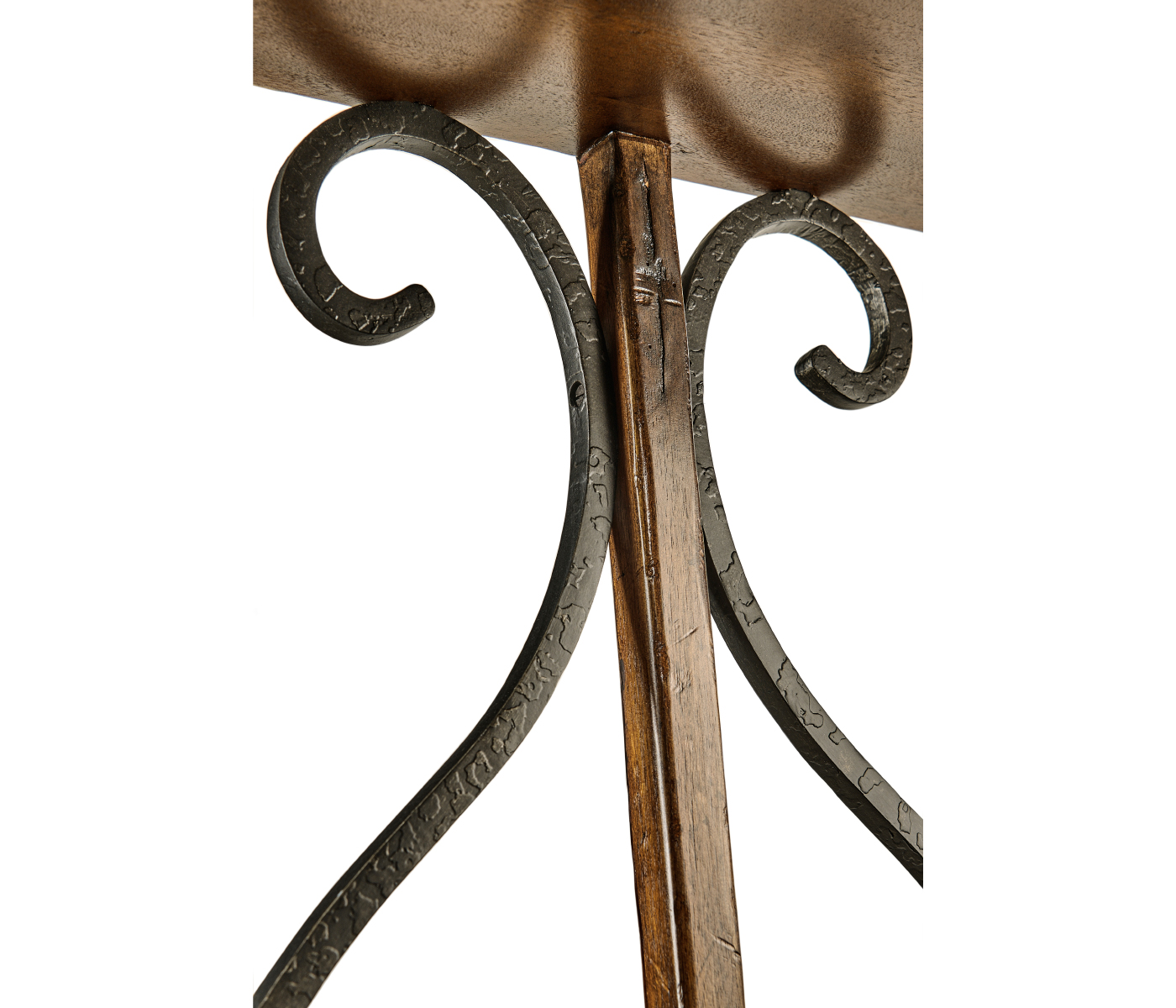 Four-Tier Étagère in Rustic Walnut