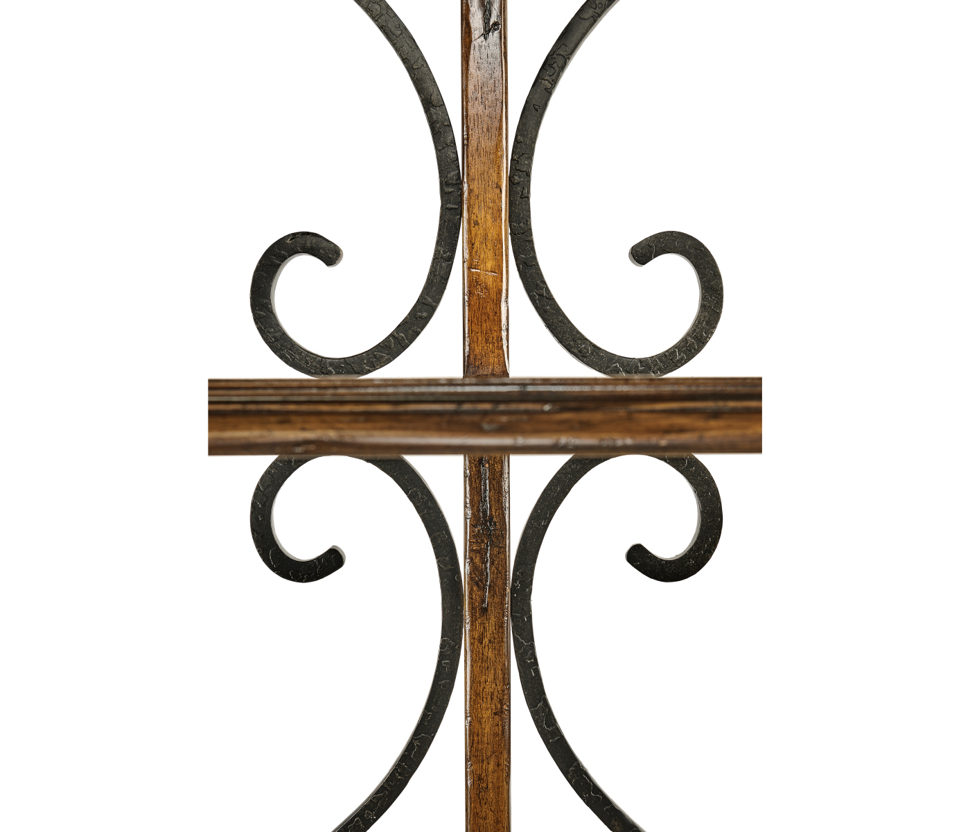 Four-Tier Étagère in Rustic Walnut