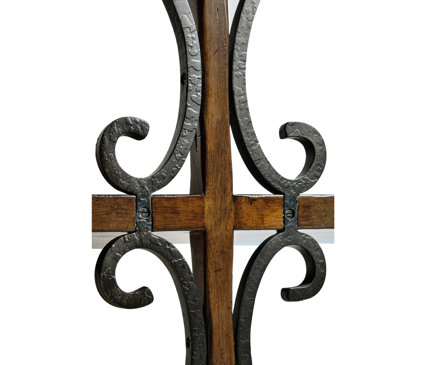 Two-Tier Étagère in Rustic Walnut