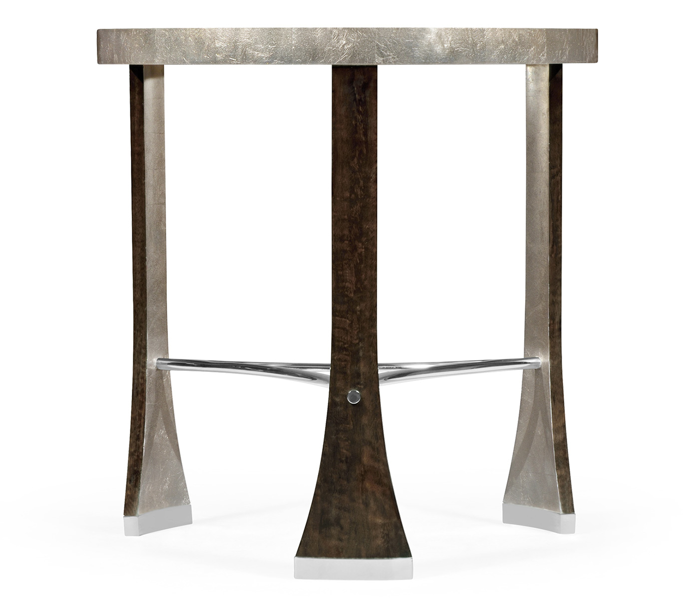 Black Eucalyptus Round Side Table