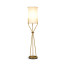 Circular Brass Floor Lamp