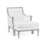 Country Greige Footstool