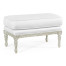Country Greige Footstool