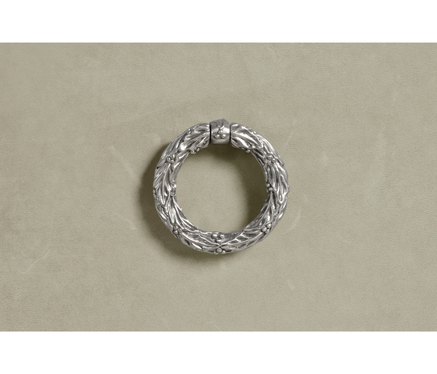 Grey Leather Chest of Drawers