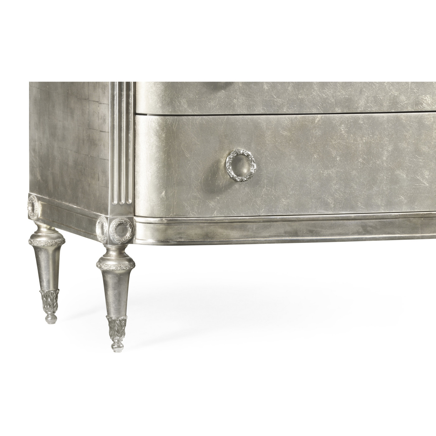 Silver Espresso Chest of Drawers
