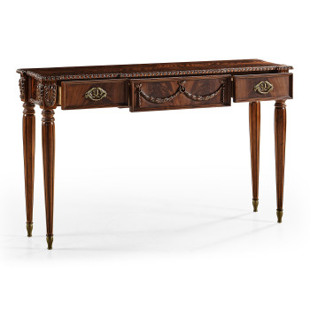 Rectangular Buckingham Console Table