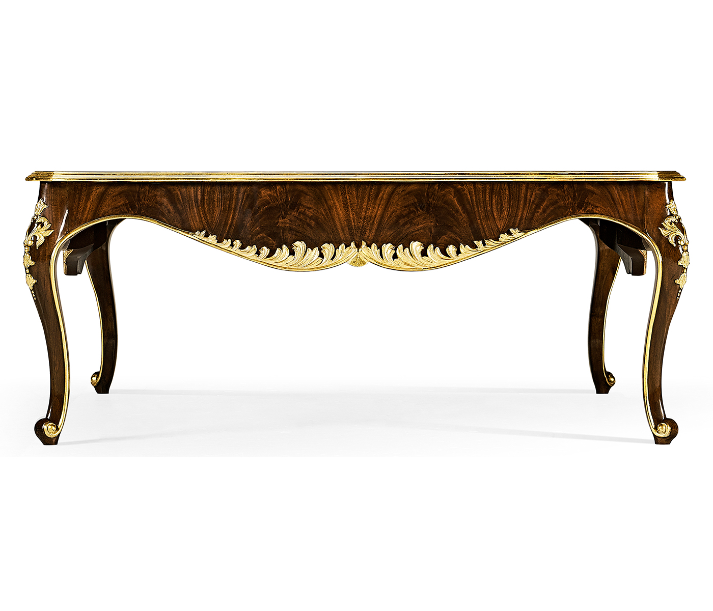 Coffee table with gilt carved detailling