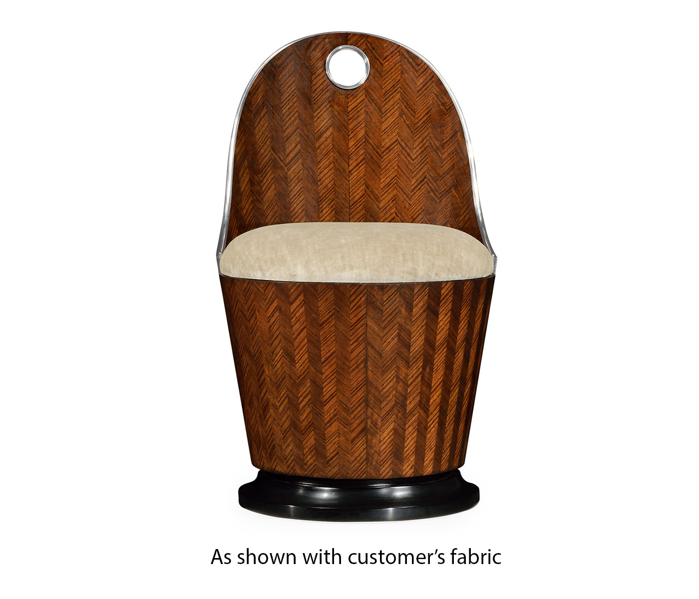 Icarus Feather Inlay Dressing Chair