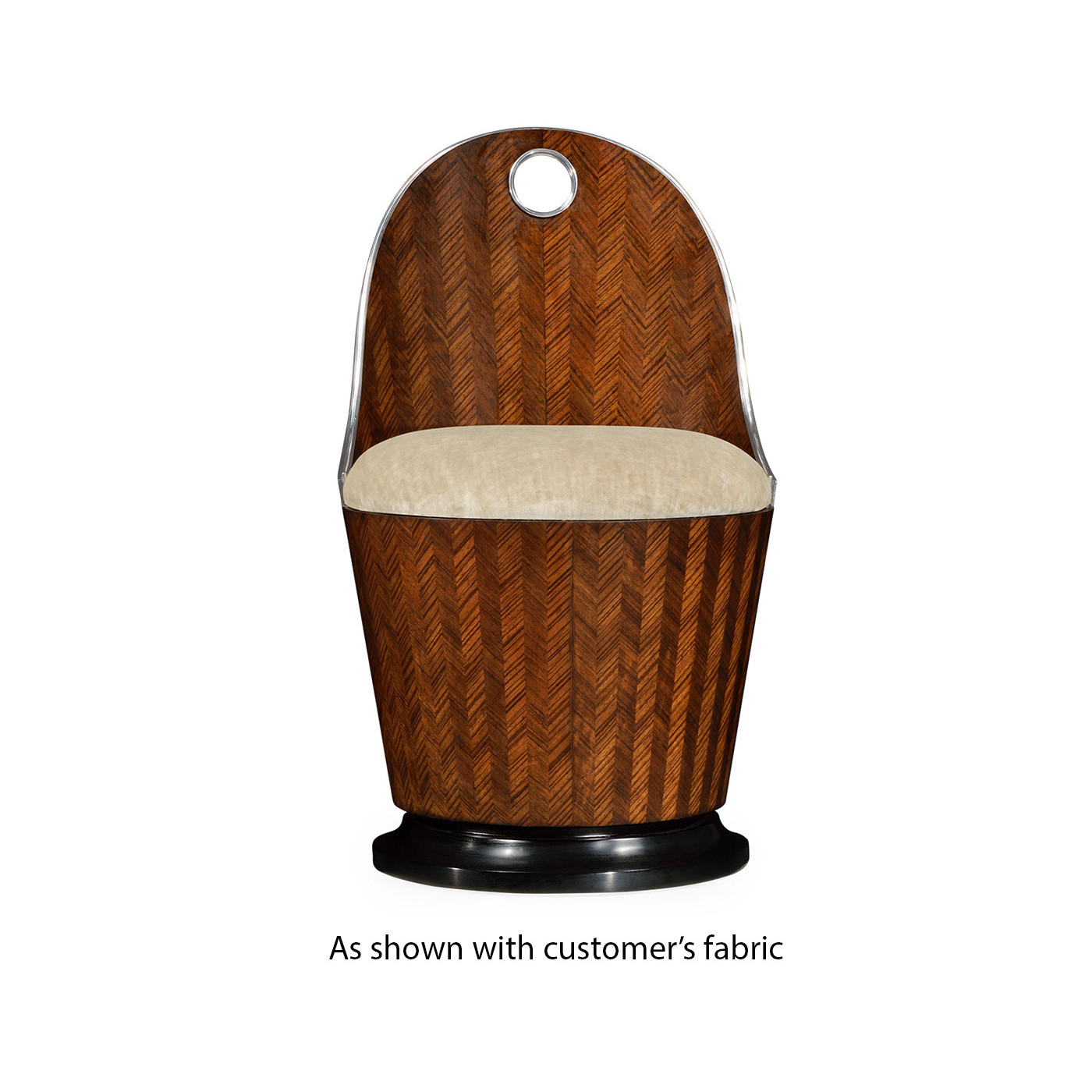 Icarus Feather Inlay Dressing Chair