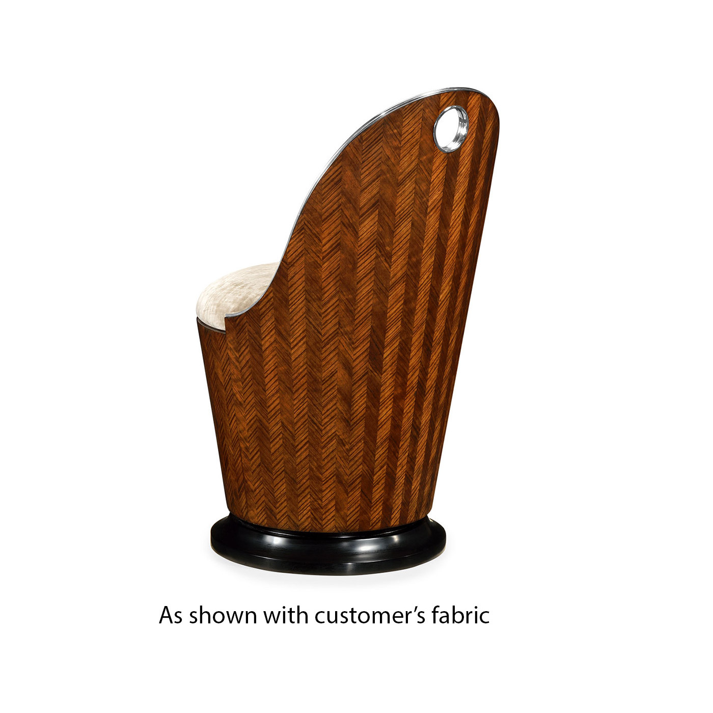 Icarus Feather Inlay Dressing Chair