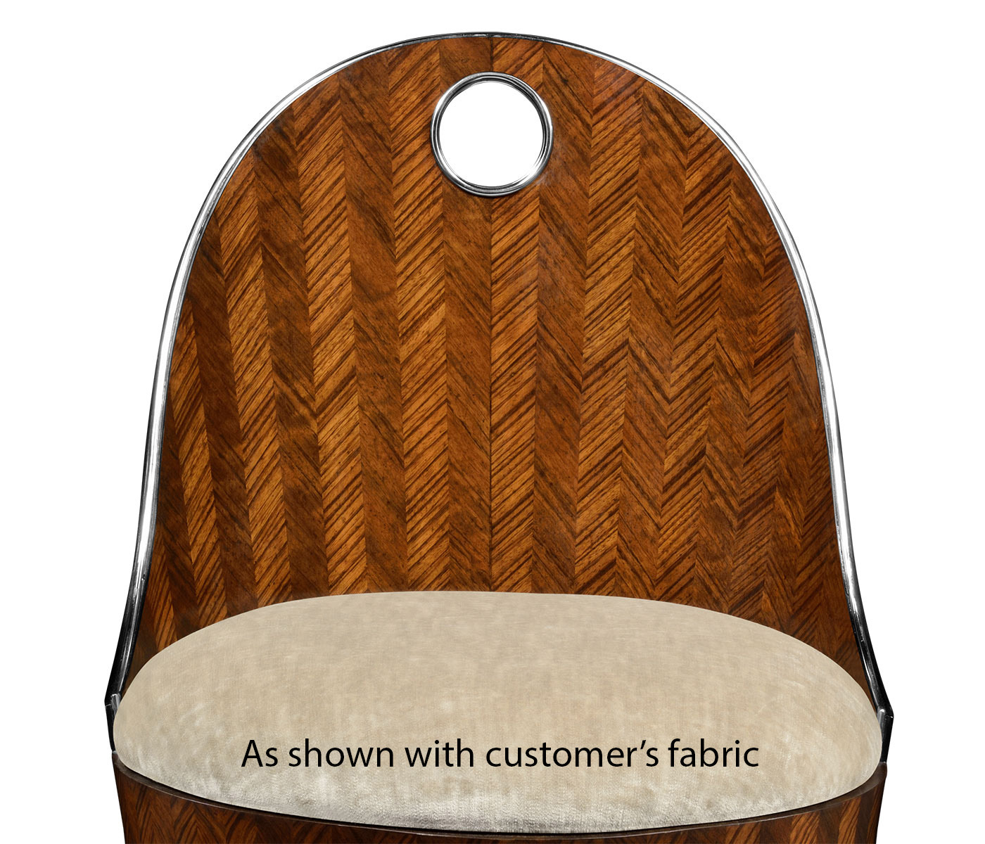 Icarus Feather Inlay Dressing Chair