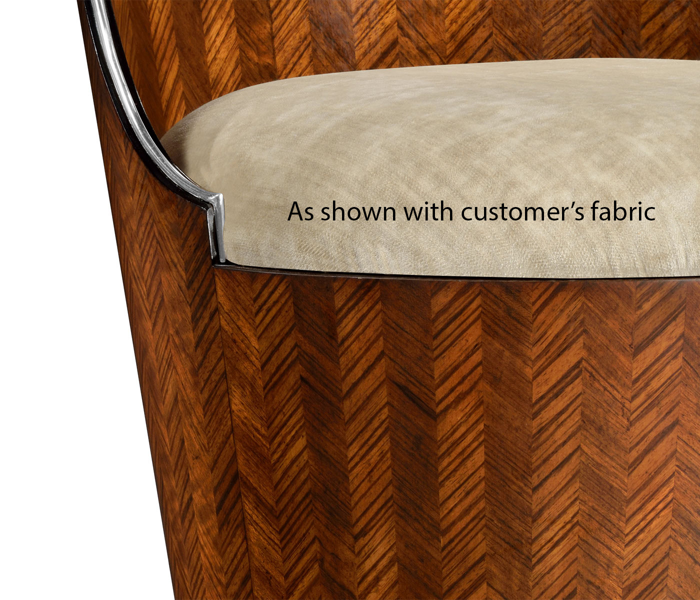 Icarus Feather Inlay Dressing Chair