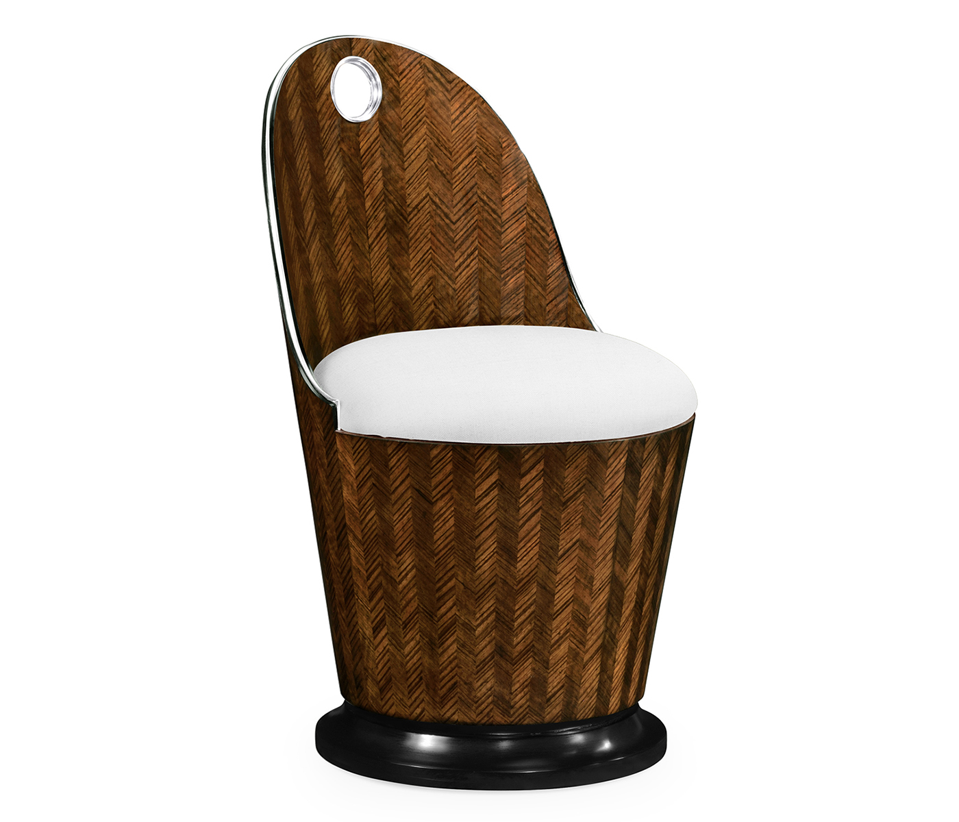 Icarus Feather Inlay Dressing Chair