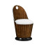 Icarus Feather Inlay Dressing Chair