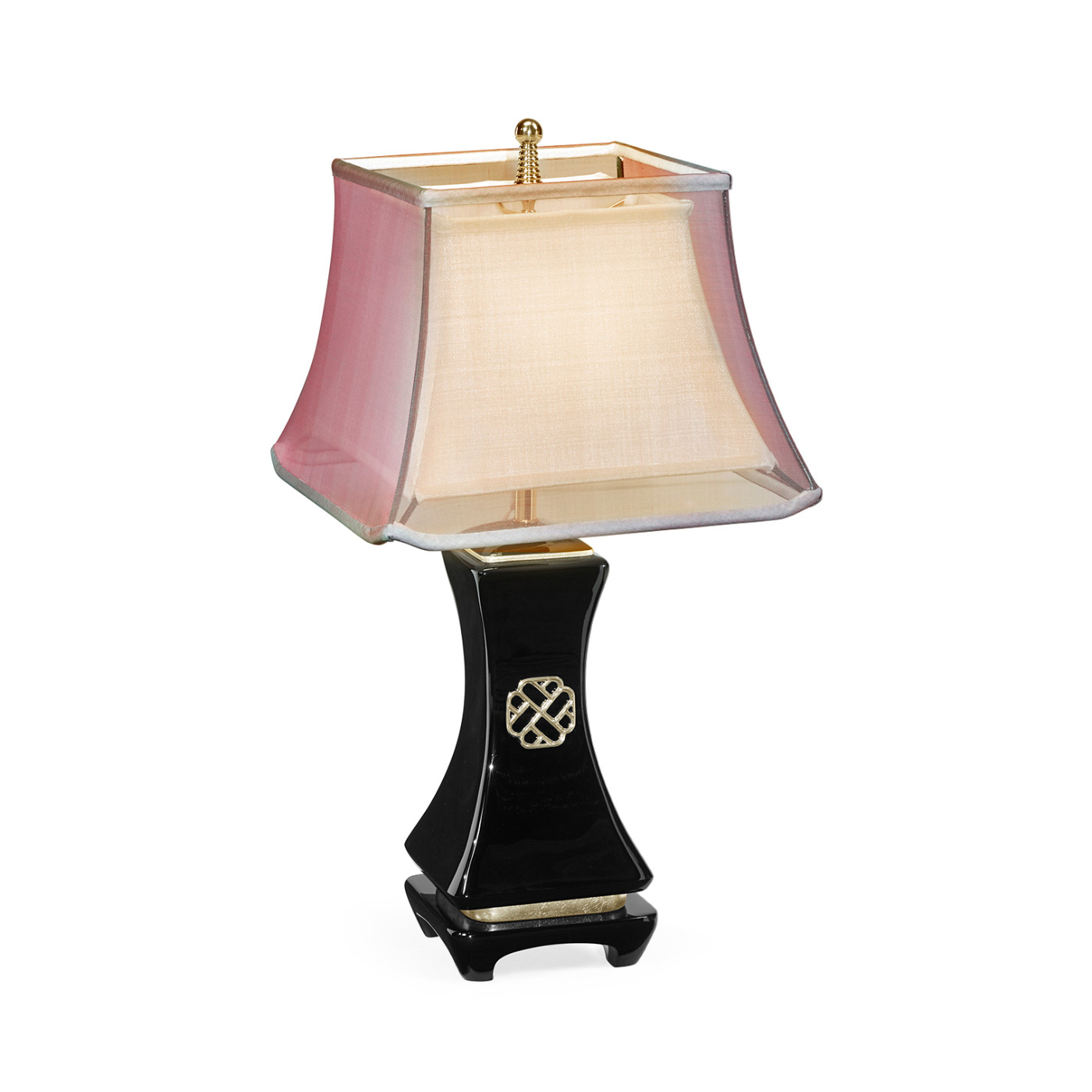 Urban Zen Smoky Black Table Lamp