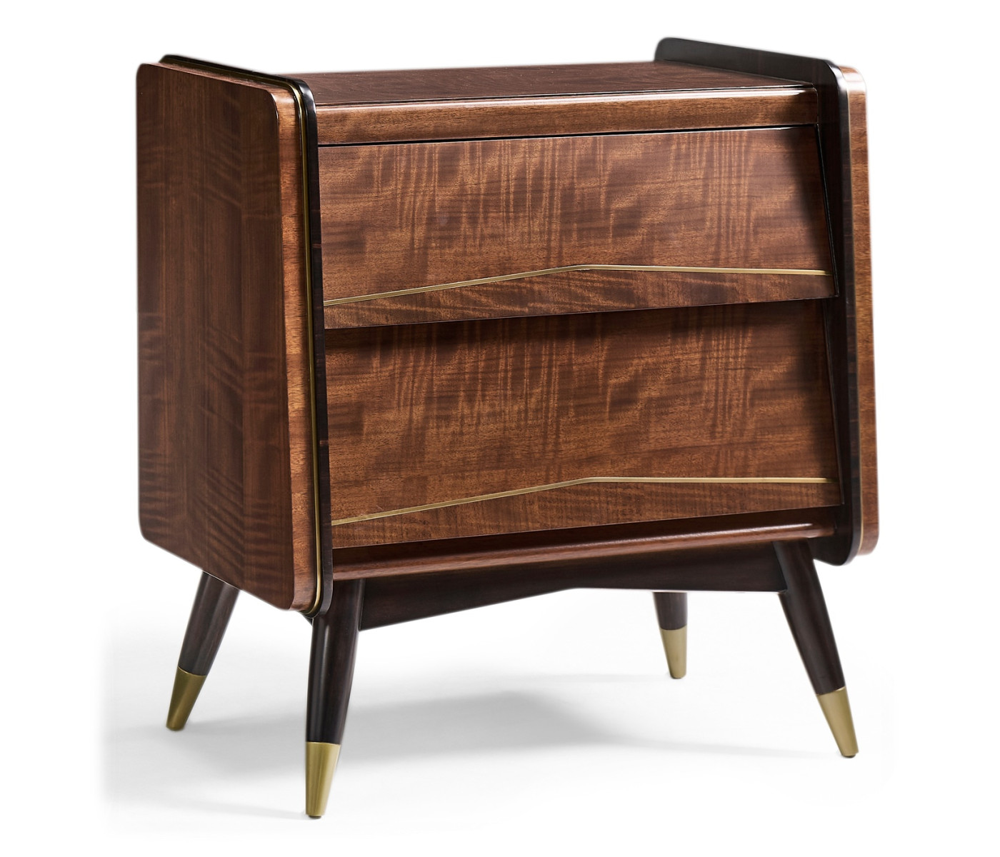 Hyedua Mid-Century Bedside Chest of Drawers