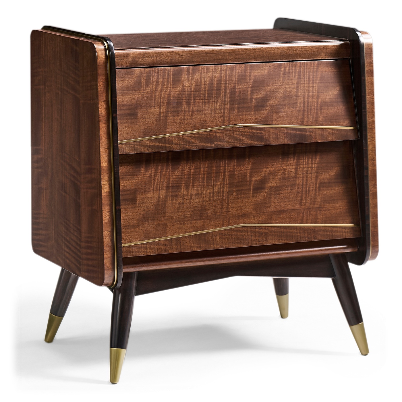 Hyedua Mid-Century Bedside Chest of Drawers