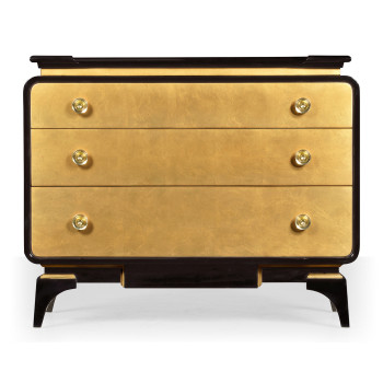 Black Lacquer Chest of Drawers