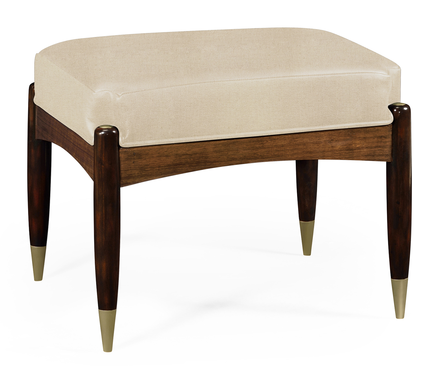 Contemporary Hyedua & Ebonised Stool