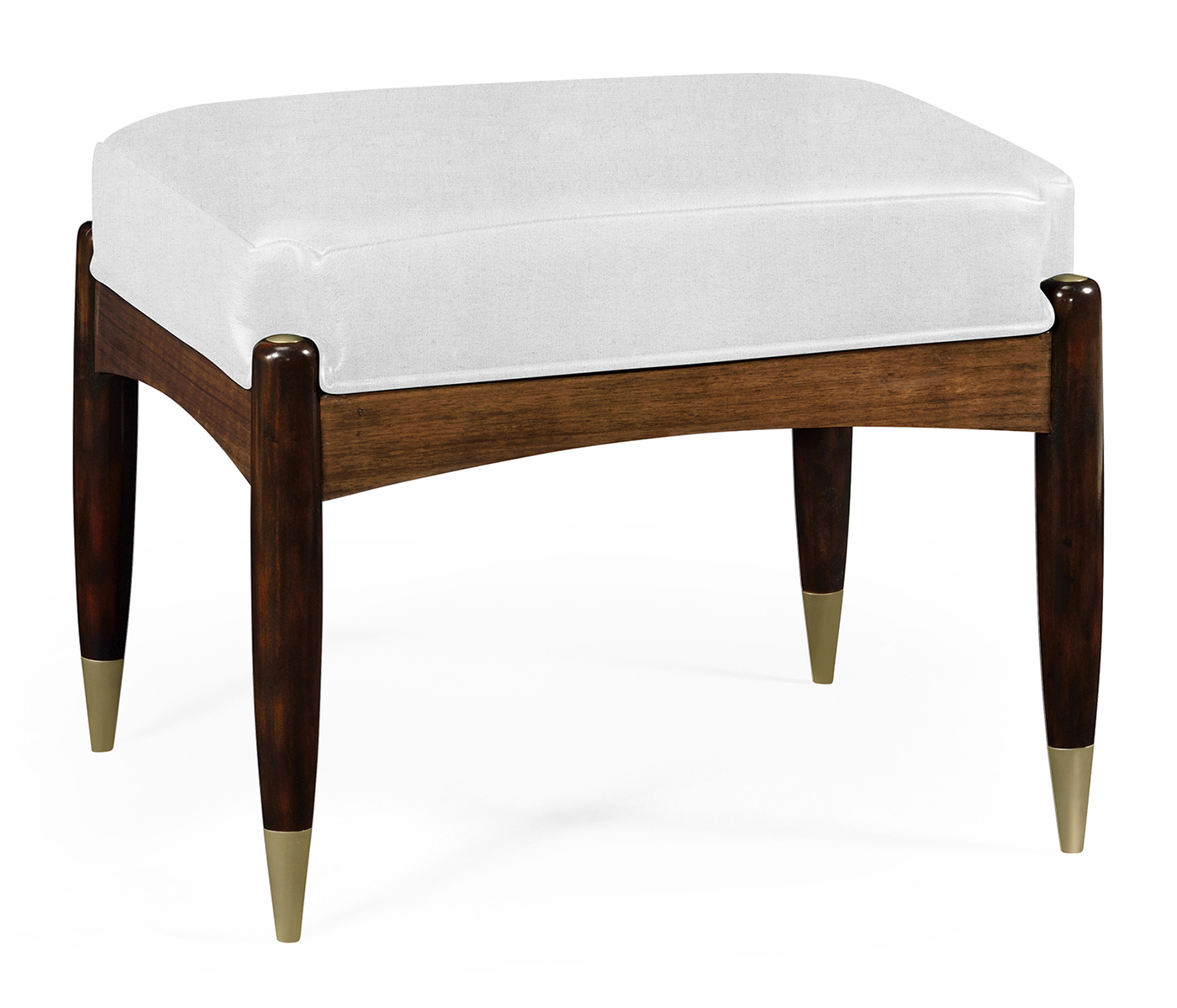 Contemporary Hyedua & Ebonised Stool