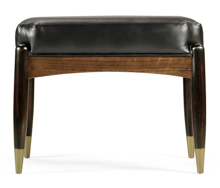 Contemporary Hyedua & Ebonised Stool