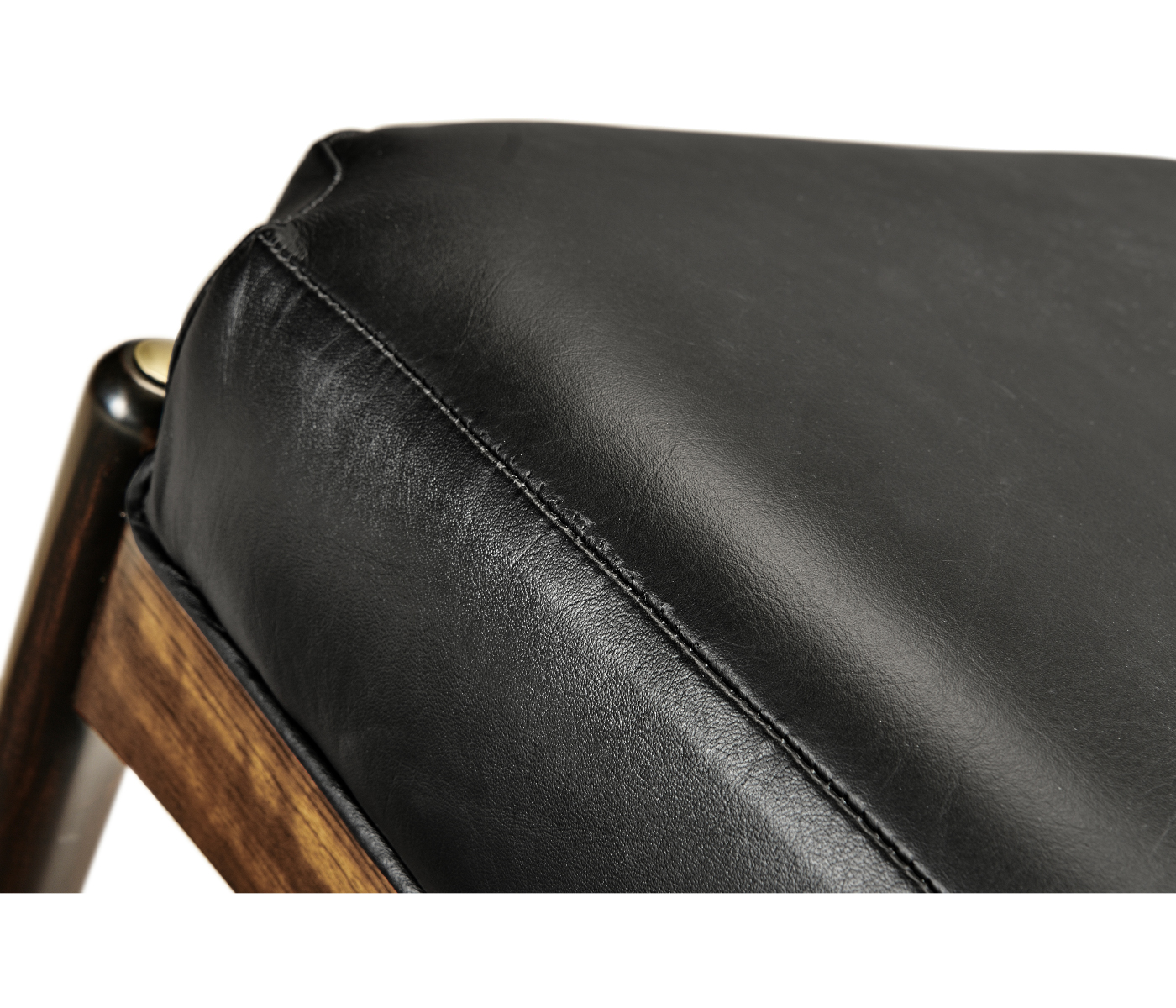 Contemporary Hyedua & Ebonised Stool